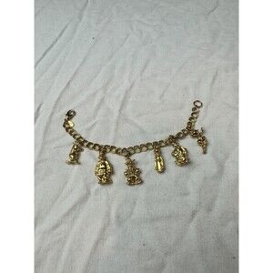 Vintage Popeye Charm Links Bracelet King Feature Syndicate Peter Brams 1990